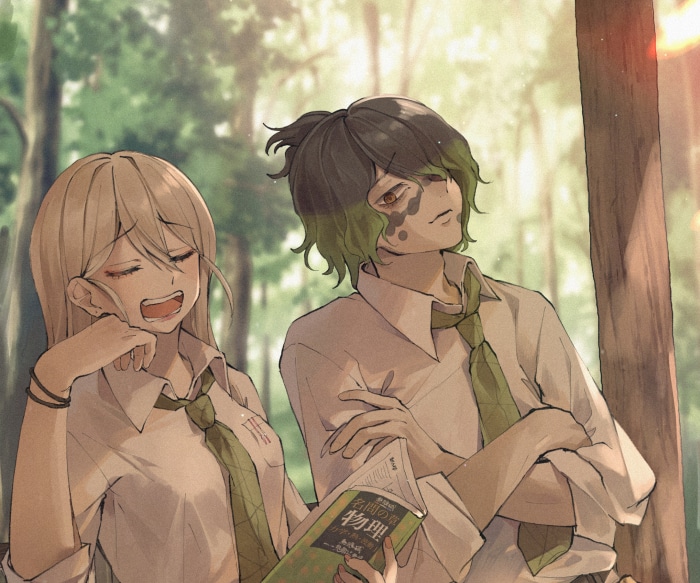 Gyutaro and Daki from Demon Slayer