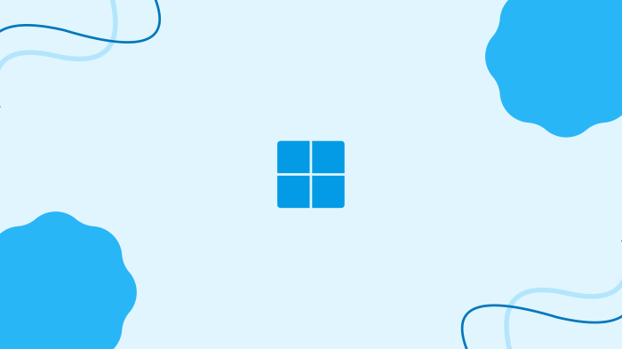 Windows 11 Logo Minimalist Design