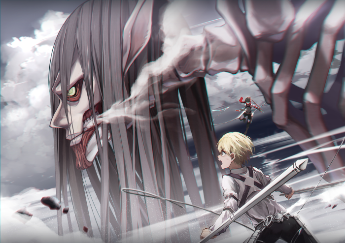 Eren Yeager and Armin Arlert from Attack on Titan