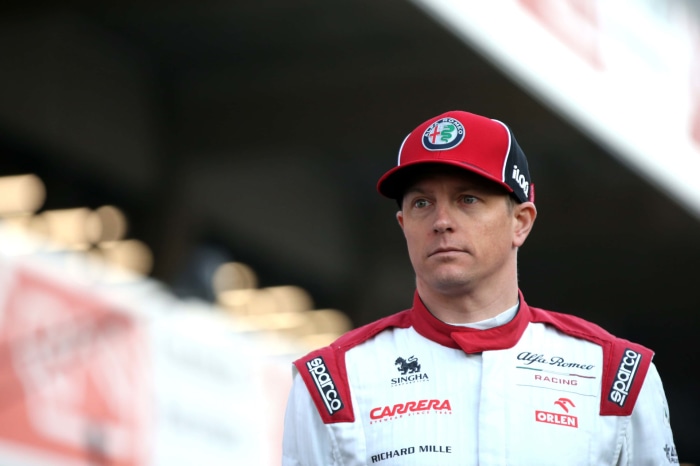 Kimi Räikkönen in Alfa Romeo Racing uniform