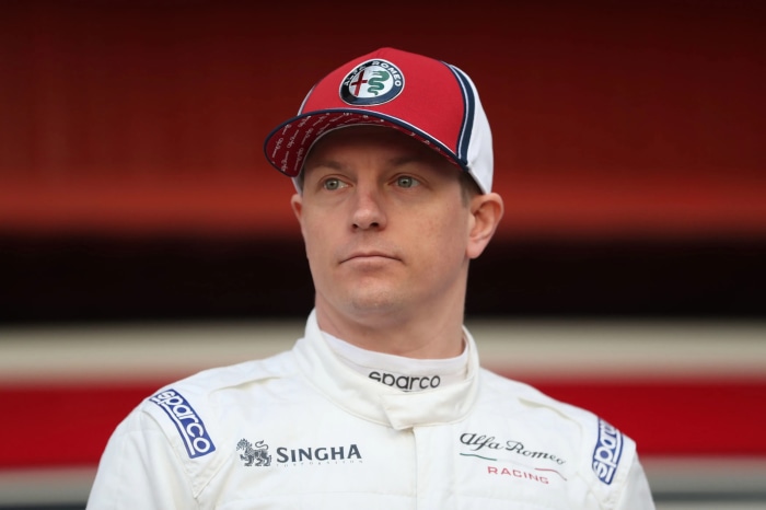 Kimi Räikkönen in Alfa Romeo Racing gear