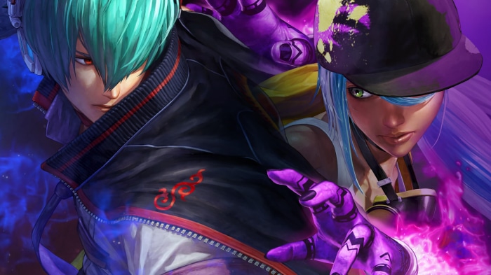 Kyo Kusanagi and Iori Yagami from The King of Fighters XV