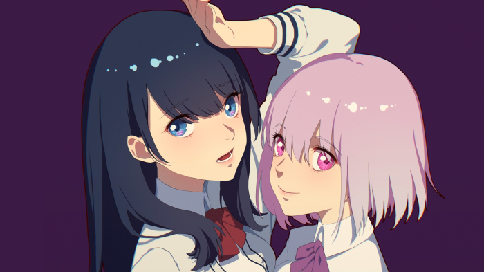 Rikka Takarada and Akane Shinjou from SSSS.Gridman