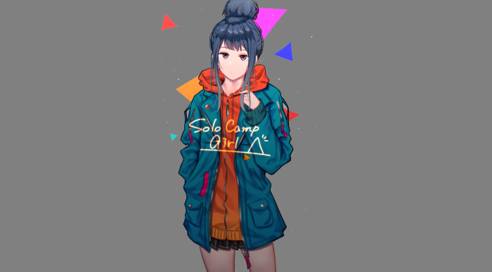 Rin Shima from Laid-Back Camp 4K