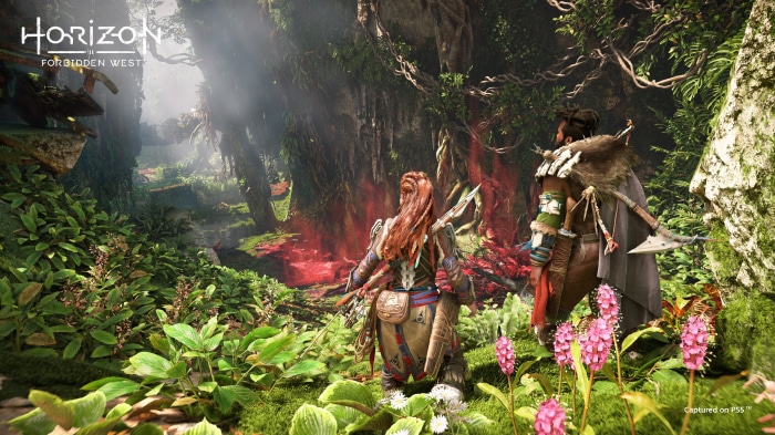 Aloy and companion from Horizon Forbidden West 4K