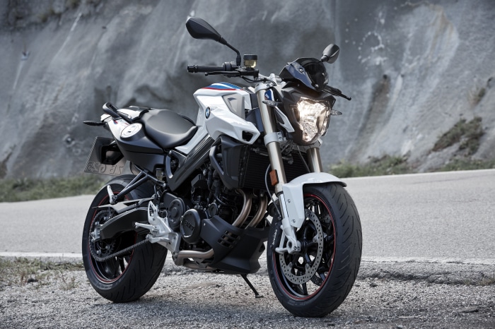 BMW F800R motorcycle 4K