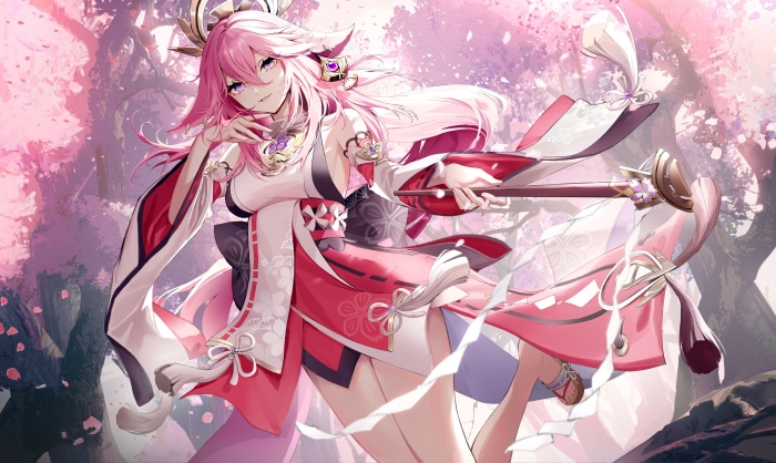 Yae Miko Guuji from Genshin Impact 4K