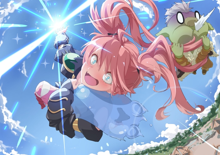 Milim Nava and Gobta from That Time I Got Reincarnated as a Slime