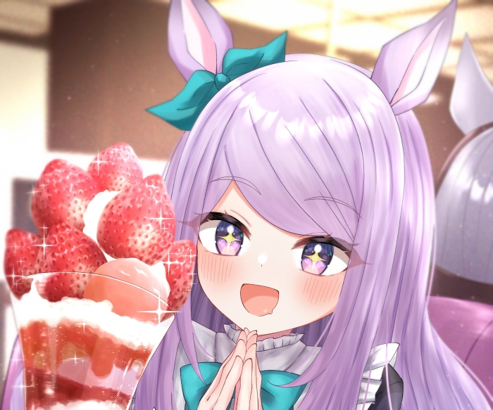 Mejiro McQueen from Uma Musume: Pretty Derby with Parfait