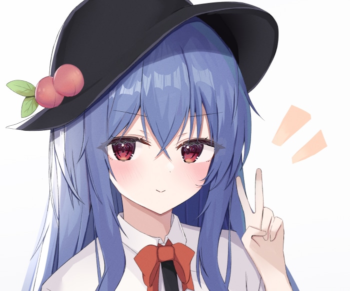 Tenshi Hinanai from Touhou