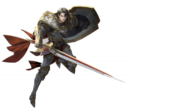 Knight with Sword and Shield