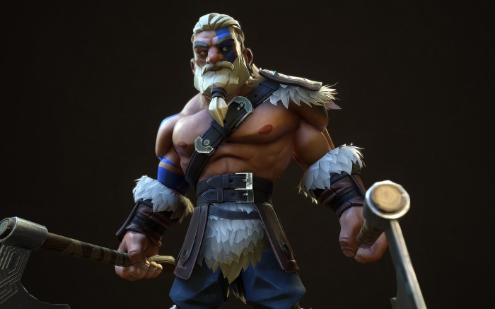 Northgard Viking Warrior with Axes