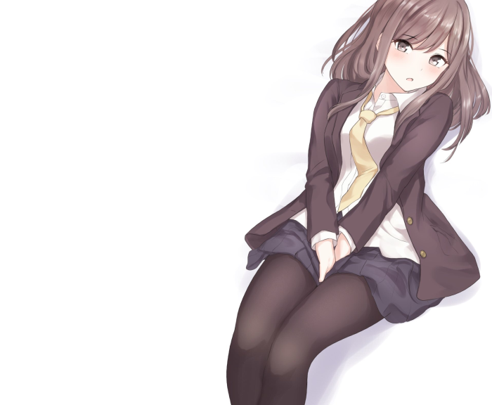 Girl in School Uniform