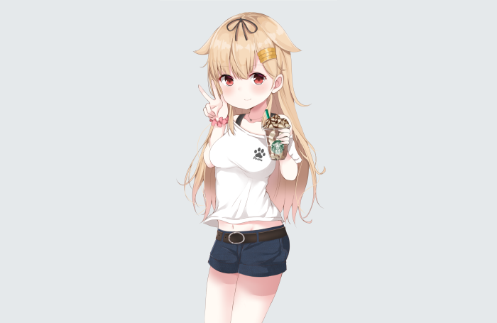 Girl with Starbucks drink