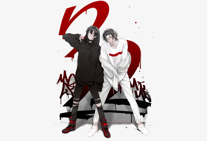 Jiro Yamada and Saburo Yamada from Hypnosis Mic