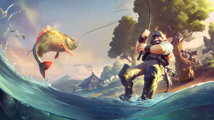 Albion Online Fisherman Catches Large Fish