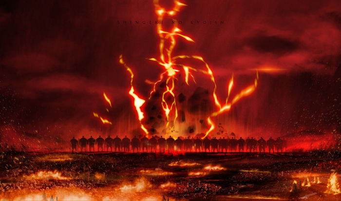 The Rumbling from Attack On Titan