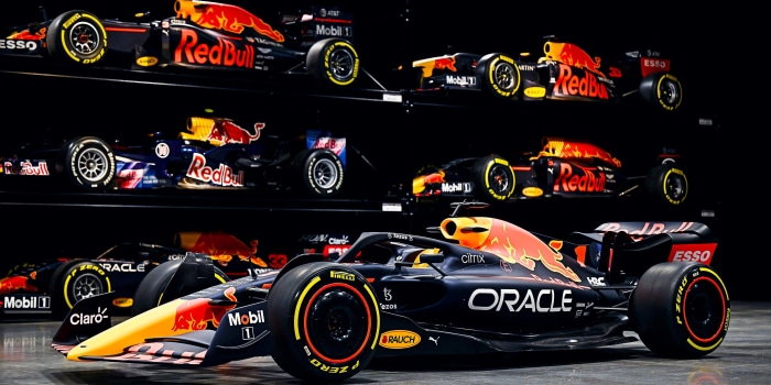 Red Bull Racing Formula 1 Cars Display