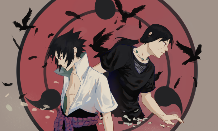 Sasuke and Itachi Uchiha from Naruto