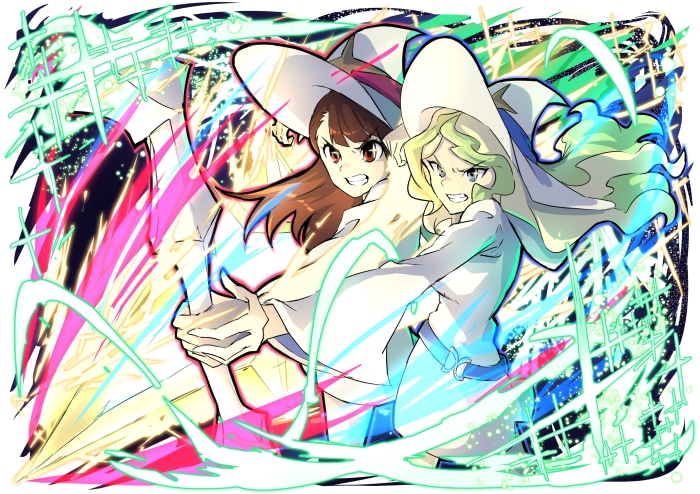 Atsuko Kagari and Diana Cavendish from Little Witch Academia