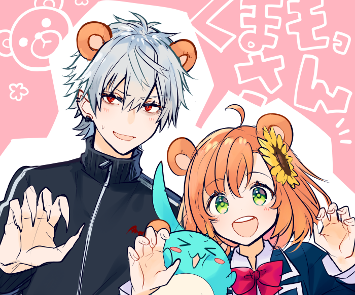 Honma Himawari and Kuzuha from Nijisanji