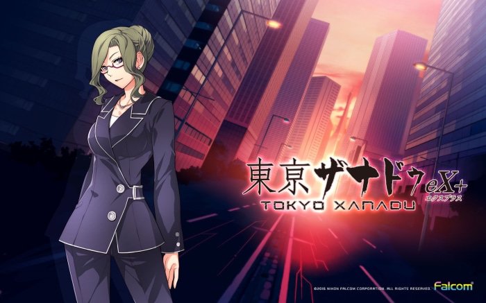 Woman in suit from Tokyo Xanadu eX+