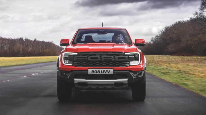 Red Ford Ranger Raptor 4K