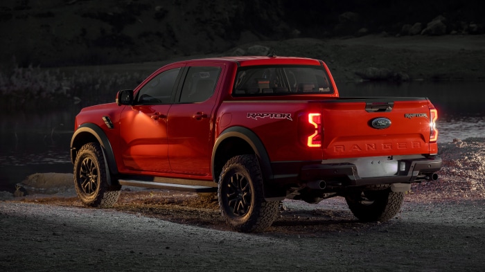 Red Ford Ranger Raptor 4K