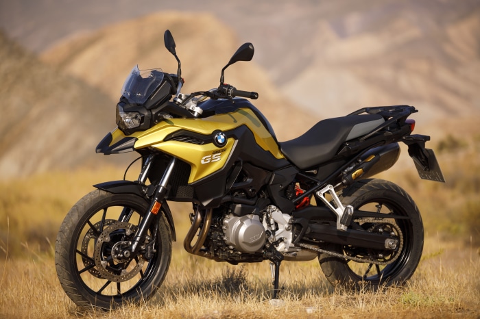 BMW F 750 GS motorcycle 4K