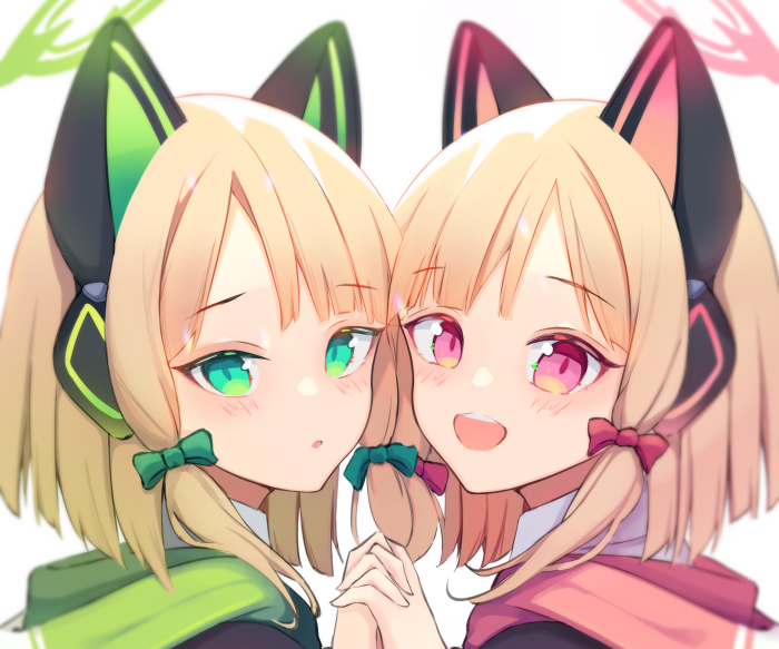 Saiba Momoi and Saiba Midori from Blue Archive