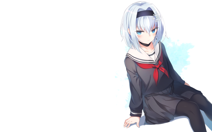 Ginko Sora from The Ryuos Work Is Never Done! School Uniform
