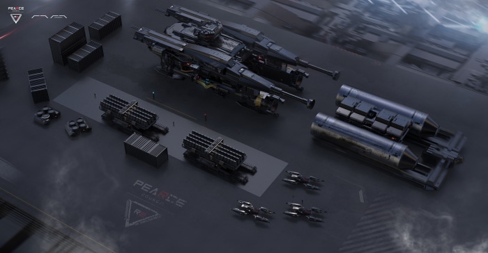 STAR ATLAS Pearce R8 Keyarts by Gary Sanchez