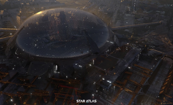 Star Atlas Mining Colony by Sören Meding