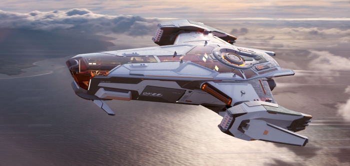 Calico Compact Hero spaceship from STAR ATLAS