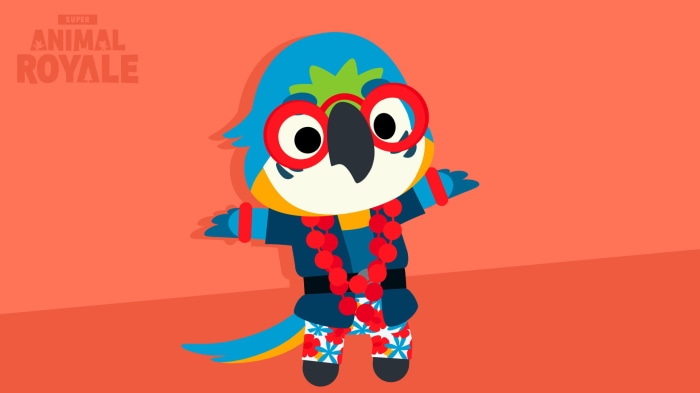 Ms. Macawsome from Super Animal Royale