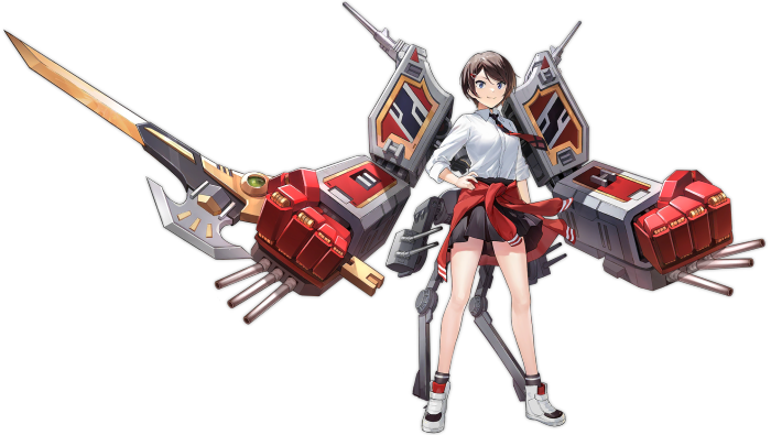 Namiko from SSSS.Gridman with mechanical arms