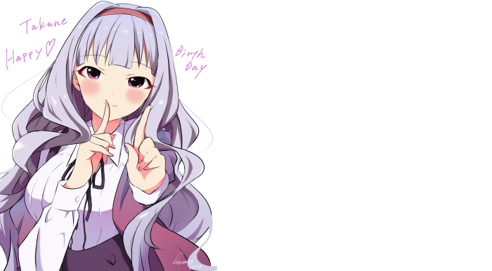 Takane Shijo from The IDOLM@STER Cinderella Girls