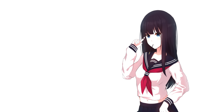Girl in School Uniform