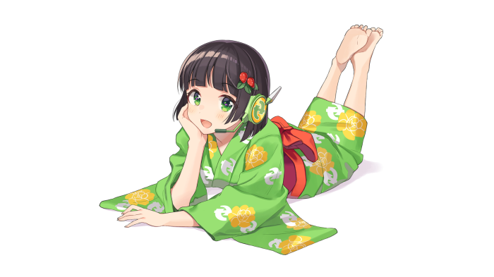 Kyomachi Seika in Kimono