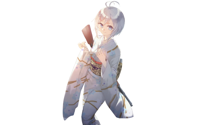 Dennou Shojo Siro in Kimono