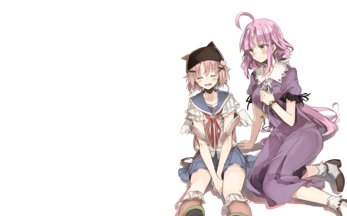 Megumi Sakura and Yuki Takeya from School-Live!
