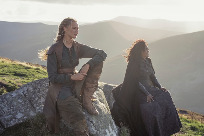 Frida Gustavsson and Caroline Henderson in Vikings: Valhalla