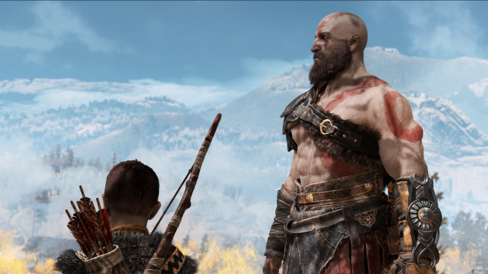 Kratos and Atreus from God of War