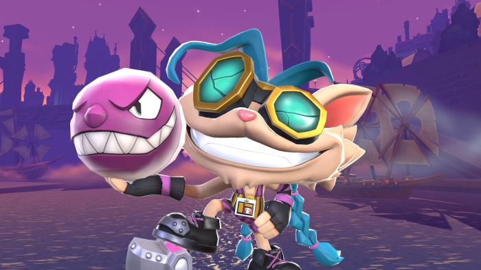 Jinx and Ziggs from League of Legends