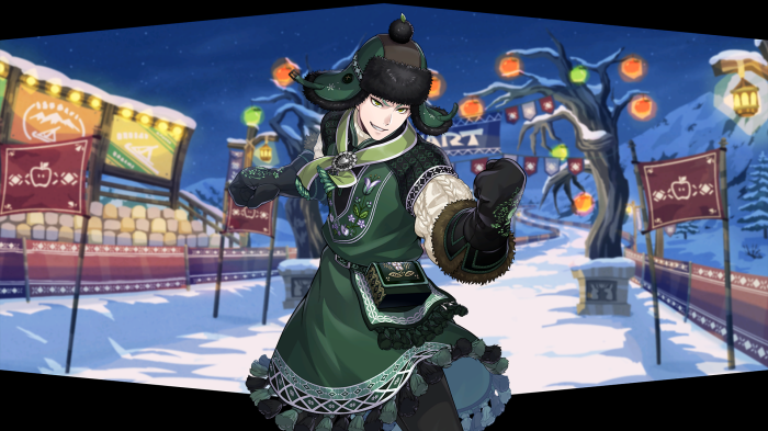 Sebek Zigvolt from Twisted Wonderland in winter attire