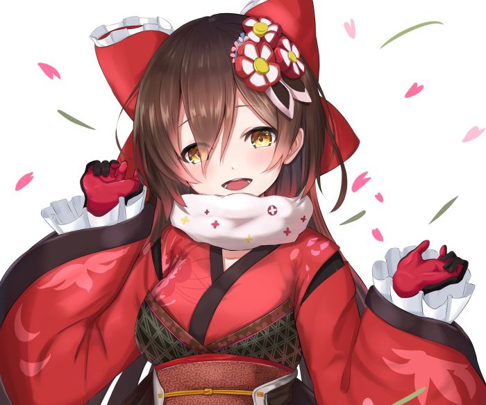 Roboco from Hololive wearing a Kimono