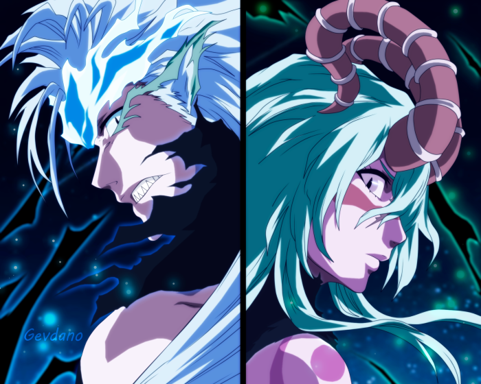 Ichigo Kurosaki and Nelliel Tu Odelschwanck from Bleach