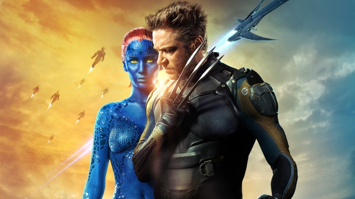 Wolverine and Mystique from X-Men: Days of Future Past