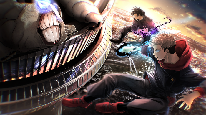 Yuji Itadori and Megumi Fushiguro from Jujutsu Kaisen 4K