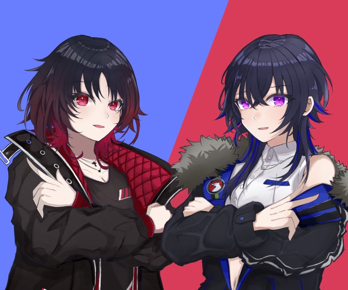 Ren Kisaragi and Ichinose Uruha from VSPO!